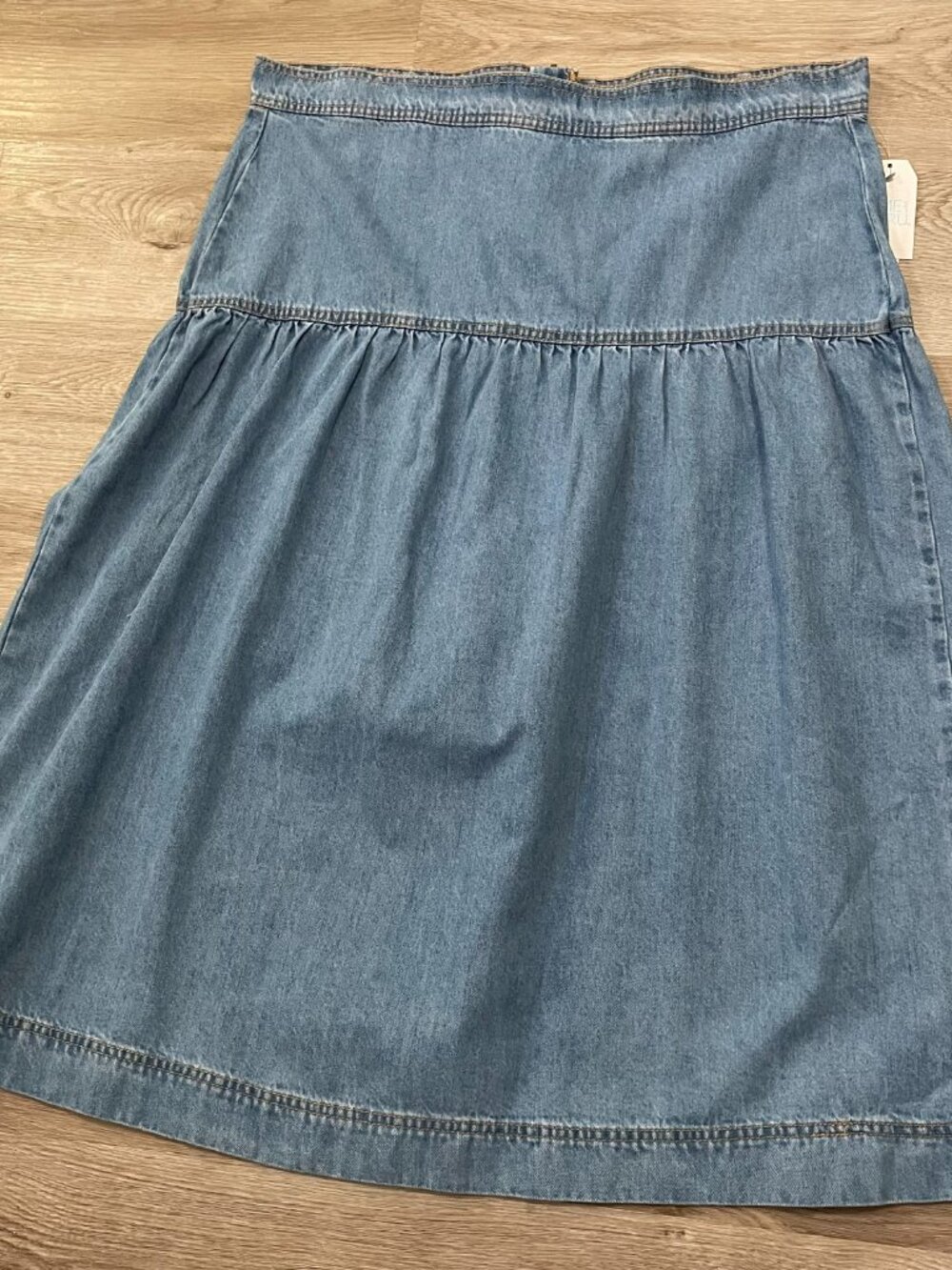 Denim Midi Skirt - Picture 11 of 13